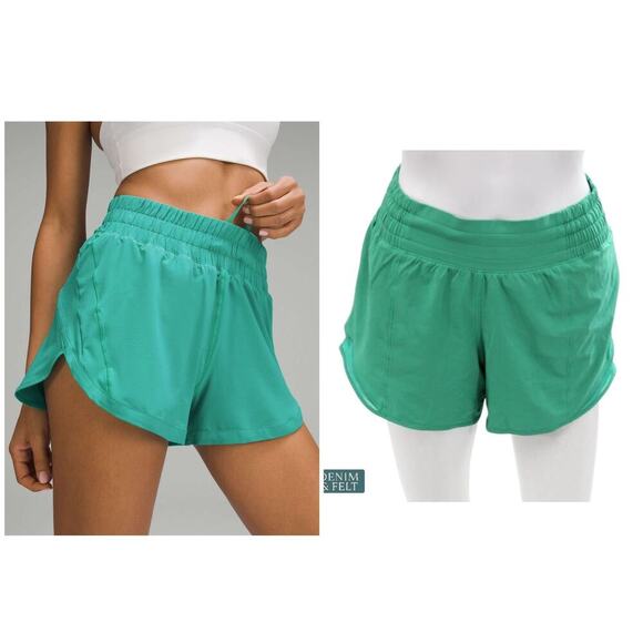 Lululemon Track That High-Rise Lined Short 3” Kelly Green Size 4 🌿🏃‍♀️ - Picture 1 of 16